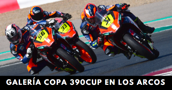 Copa 390Cup en el circuito de Los Arcos en Navarra