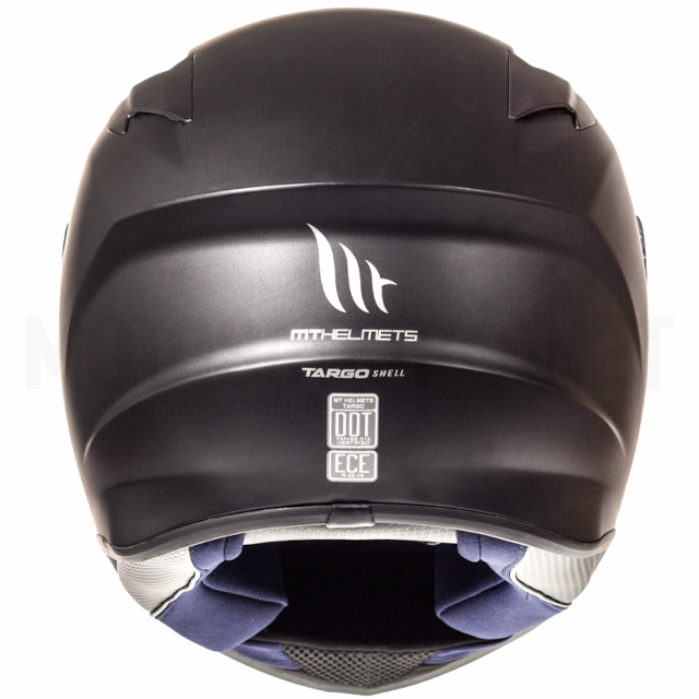 Casco MT Helmets FF106 Targo Solid A1 Negro Mate