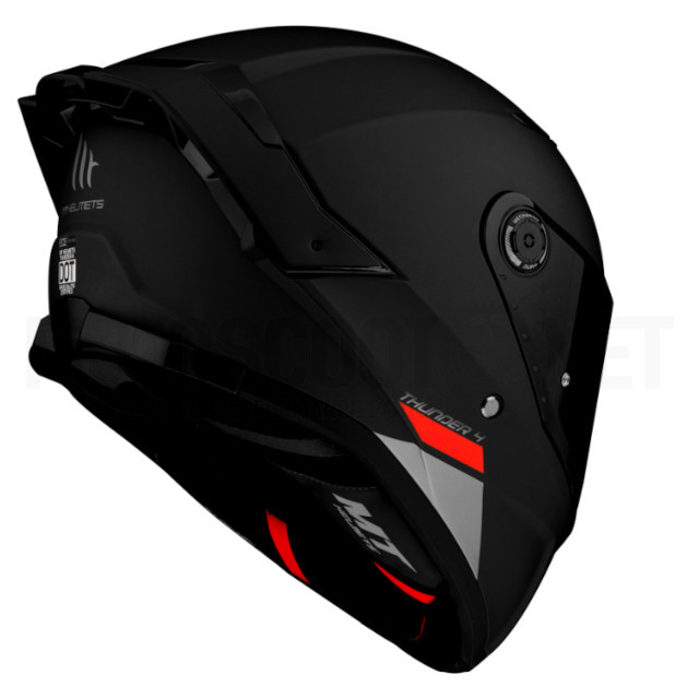 A-1308000013 Casco MT Helmets Thunder 4 SV Solid Negro Mate