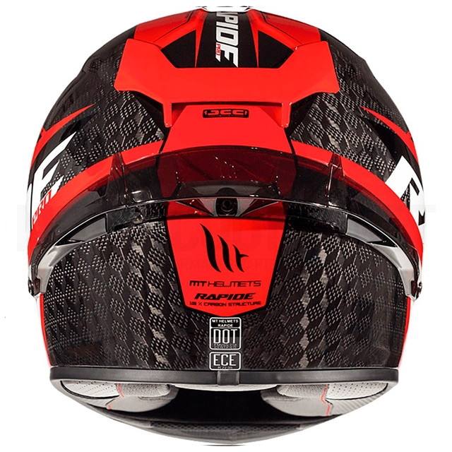 Casco MT Helmets FF104PRO Rapide Pro Carbon C5 Rojo Brillo Sku:A-1257393251 /a/-/a-mtff104proc5_02.jpg
