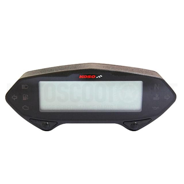 Marcador DB-01RN Digital universal Speed RPM ODO TRIP TIME FUEL + 5 niveles de luz Koso apagado