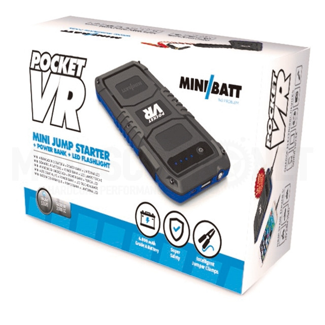 Arrancador Power bank Minibatt Pocket VR 4000 mAh ref: MB-POCKVR