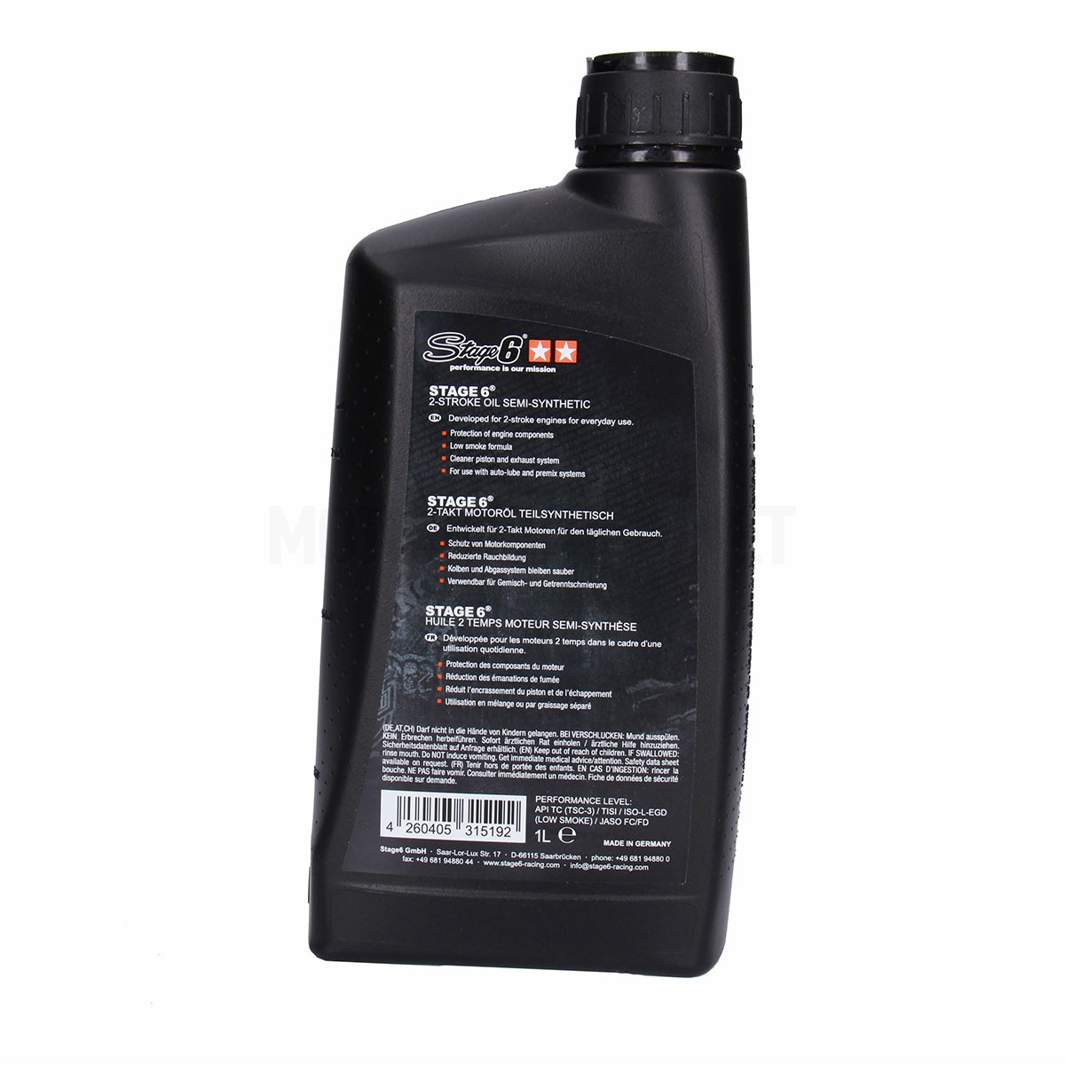 Aceite mezcla 2T 1L Stage6 MK2 semi-sintético ref: 