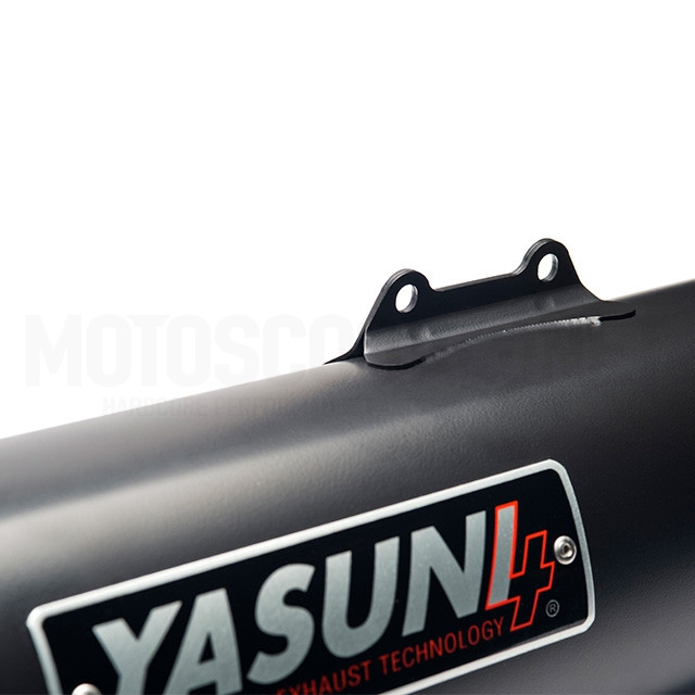 Escape Yamaha X-Max 300 Yasuni 4T homologado (CE) silenciador negro-carbono ref: TUB358BC