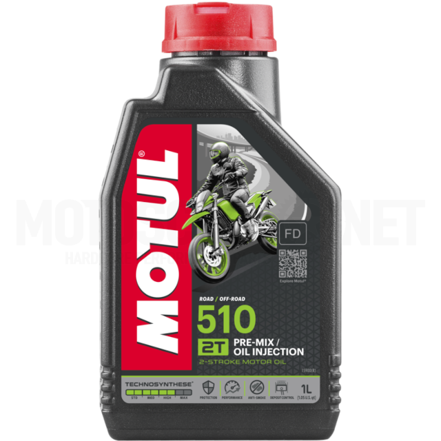 Aceite mezcla 2T 1L Motul 510 semi-sintético