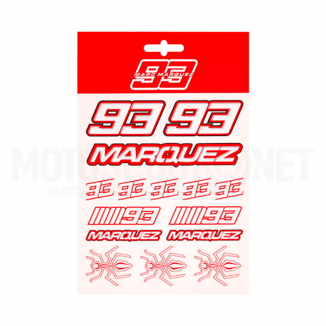 Juego de pegatinas Moto GP Marc Márquez