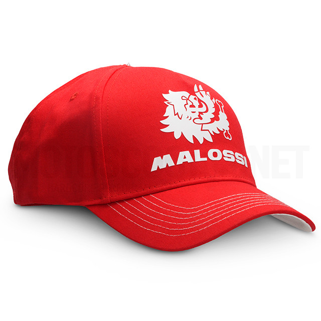 Gorra Cabeza de León Roja Malossi