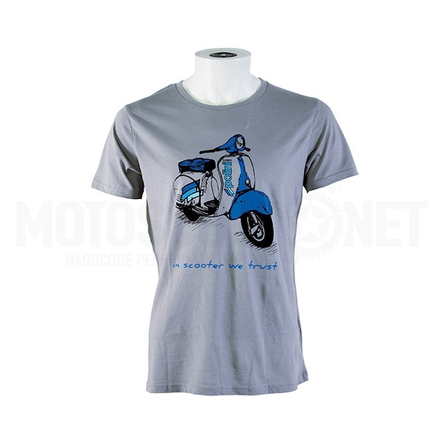 Camiseta Polini Vespa "in scooter we trust" ref: A-098.2629