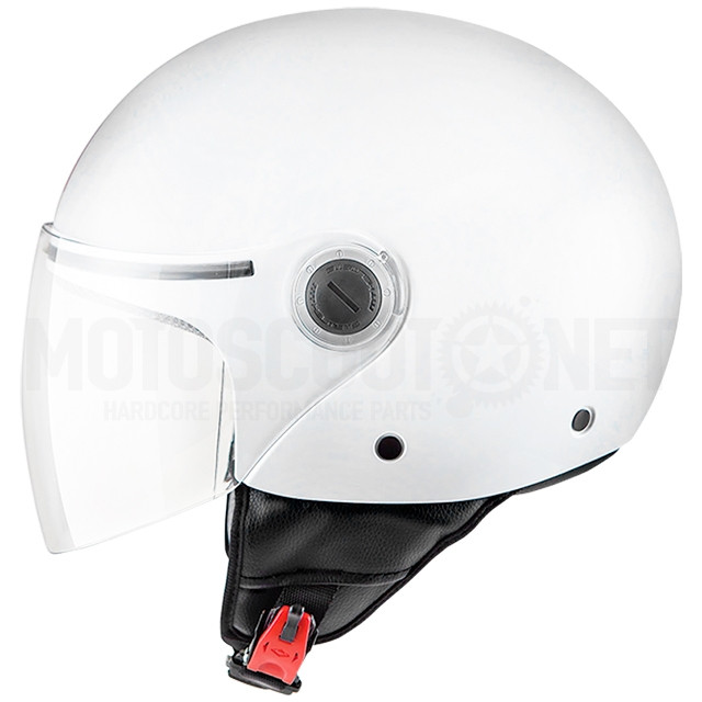 Casco MT Helmets OF501 Street Solid Blanco Perla Brillo