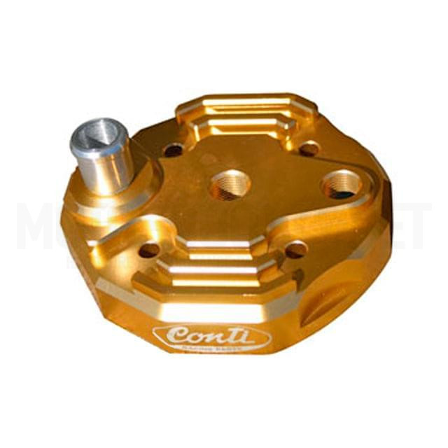 Culata Conti "Tuning" CNC para cilindro de serie, Minarelli AM6, dorado/metalizado