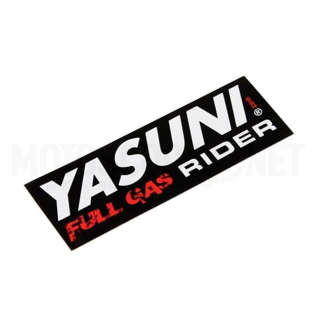 Pegatina Yasuni Full Gas Rider 11.1x3.9cm