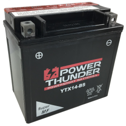 Batería YTX14-BS Power Thunder con ácido