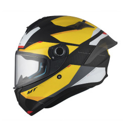 Casco MT Helmets FF106B Targo S Kay amarillo mate-negro