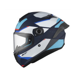 Casco MT Helmets FF106B Targo S Kay azul mate-blanco