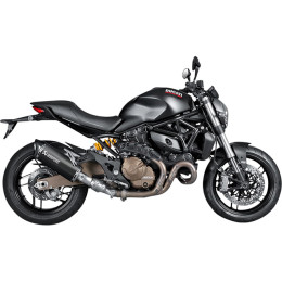Escape Slip-On Line Ducati Monster 821 / 1200 (14-16) (CE) Titanio negro Akrapovic