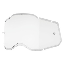Cristal Recambio Inyectado gafas Offroad 100% Generation 2 Transparente