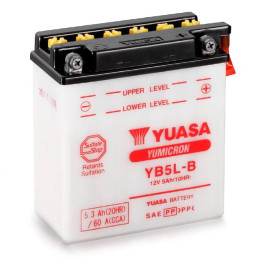 Batería YB5L-B Yuasa combipack con electrolito