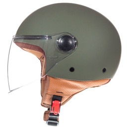 Casco MT Helmets OF501 Street Solid A6 Verde Mate