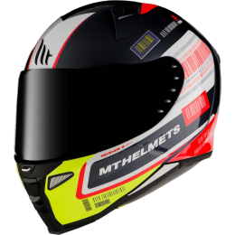 Casco MT Helmets FF110 Revenge 2 RS A1 Negro Perla Brillo S