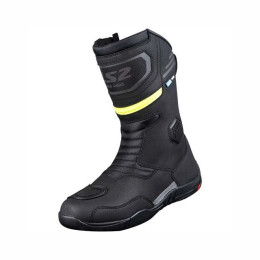 Botas LS2 Goby impermeables Mujer - Negro / Amarillo Fluor