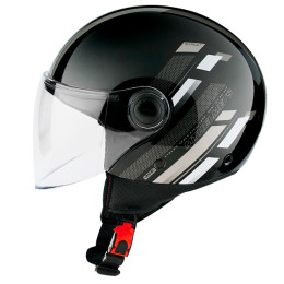 Casco MT Helmets OF501 Street Scope D2 Gris Brillo
