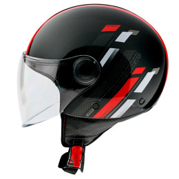 Casco MT Helmets OF501 Street Scope D5 Rojo Brillo