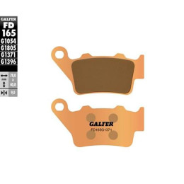 Pastillas de freno traseras Galfer - Compuesto sinterizado, FD165G1371