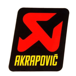 Pegatina anticalorica vertical Akrapovic 70x75mm