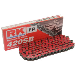 Cadena RK 420SB con 140 eslabones Rojo