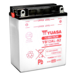 Batería YB12AL-A2 Yuasa con ácido