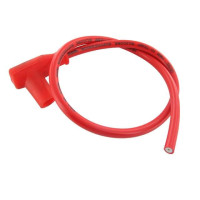 Pipa y cable de bujía silicona AllPro - rojo