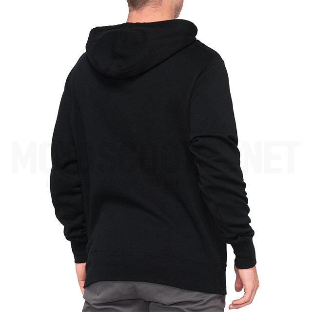Sudadera ESSENTIAL Hooded Sweatshirt BLACK Negra con Capucha 100%