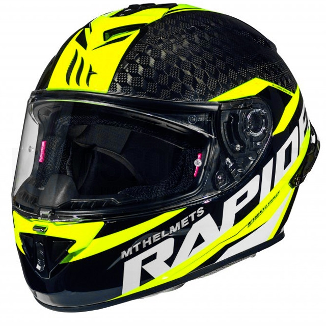 Capacete MT Helmets FF104PRO Rapide Pro Carbon C3 - Amarelo Fluorescente Brilhante Sku:A-MTFF104PROC3 /a/-/a-mtff104proc3_01.jpg