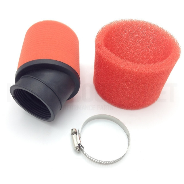 Filtro de aire Double Foam PWK d=49mm Allpro - Rojo