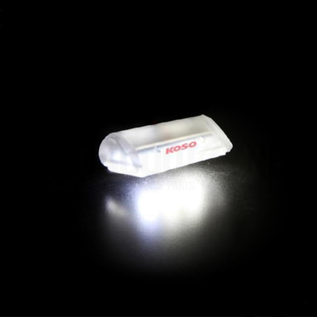 Iluminacion LED para soporter matrícula Koso, 17,5x42mm, Blanca mate -  homologado CE Sku:HD006000 /h/d/hd006000_1_.jpg