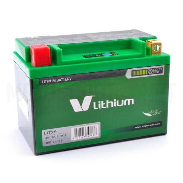 Bateria de lítio LITX9 Vparts