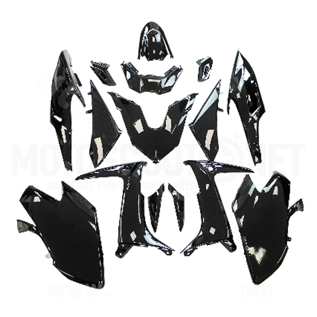 Kit de carenados Yamaha T-Max 560 2020 15 Piezas negro brillante TNT
