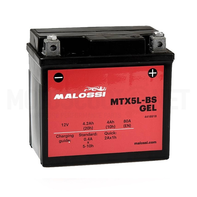 4418918 Batería Malossi MTX5L-BS GEL