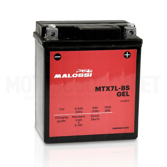 4418919 Batería Malossi MTX7L-BS GEL