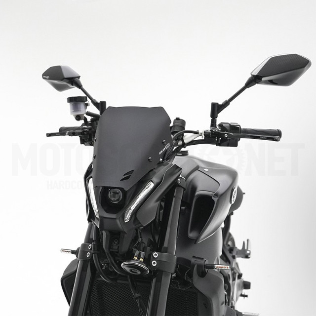 BULLE04022 Cúpula Yamaha MT-09 desde 2021 BCD - Negro Mate