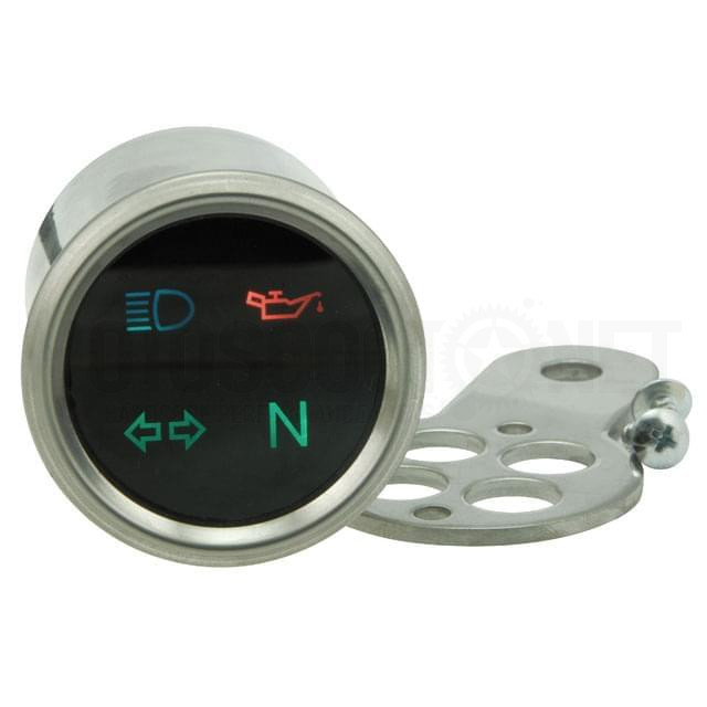 Indicador básico Koso Eclipse Style d=48mm Selftest luz ampla/indicadores/óleo/neutral