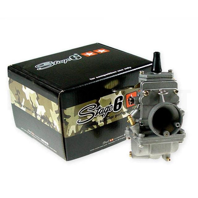 Carburador 24 Racing Stage6 TM sem conexão de óleo/vazio, inclui Choke manual
