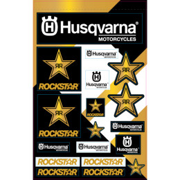 Kit 18 pegatinas Husqvarna - Rockstar