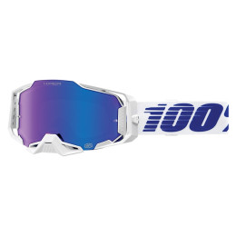 Óculos Offroad 100% Armega Izi - Lente HiPER Espelhada Azul