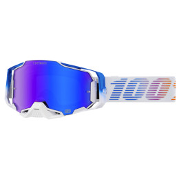 Óculos Offroad 100% Armega Neo - Lente HiPER Espelhada Azul