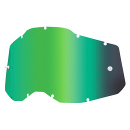 Lente substituição óculos Off-road 100% Generation 2 - Verde Espelhada