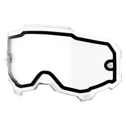 Lente substituição Dupla óculos Off-road 100% Armega - Transparente