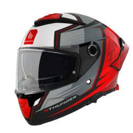 Casco MT Helmets Thunder 4 SV Pental Gris/Rojo Mate