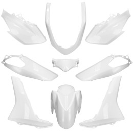 Kit de Carenagens Yamaha N-Max 2015-2020 9 peças branco metalizado WM6 Allpro