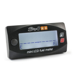 Marcador de gasolina Stage6 Mini LCD digital - Preto